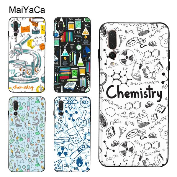 

химия лабораторный коллаж корпус для huawei p30 pro p20 p40 mate lite p smart 2019 nova 5t честь 8a 8x 9x 10i 20