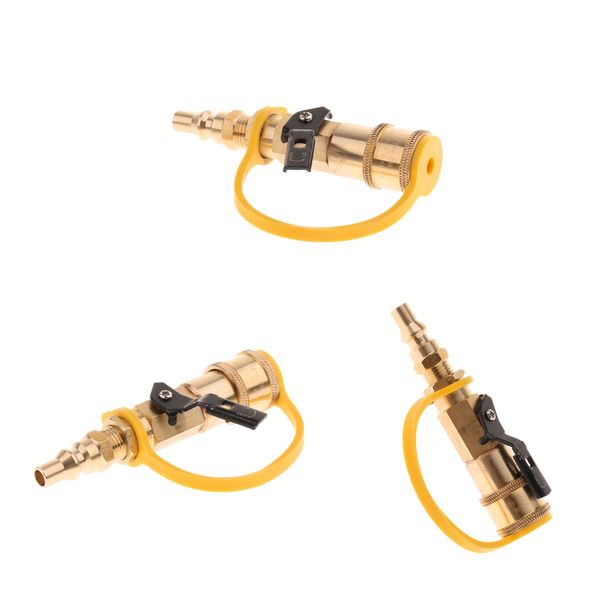 

1/4 газа quick connect адаптер фитинги сжиженный газ пропан шлангов 3шт
