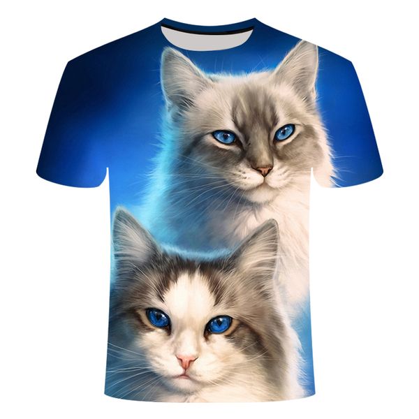 

cats meow star cat cartoon 3d 3d print shirts kawaii anime hippie men clothing