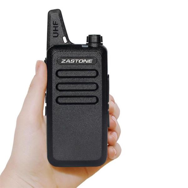 

zastone x6 portable uhf 400-470mhz walkie talkie kids ham radio transceiver mini handheld5653404a