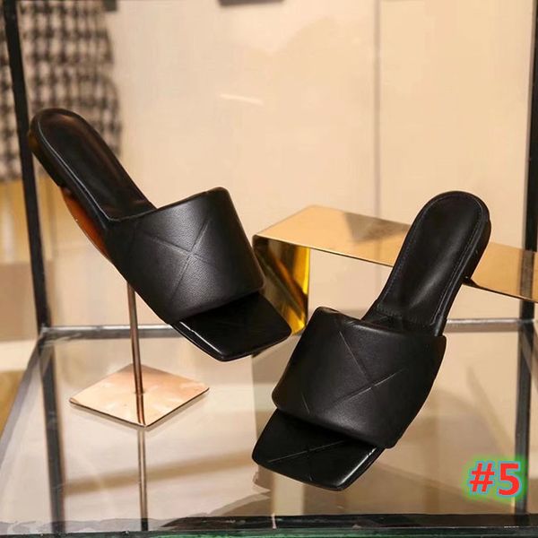 

2020 women sandals designer causal shoes luxury slide summer fashion woman flat sandals slipper flip flop beach shoes size 35-42 with box, Black