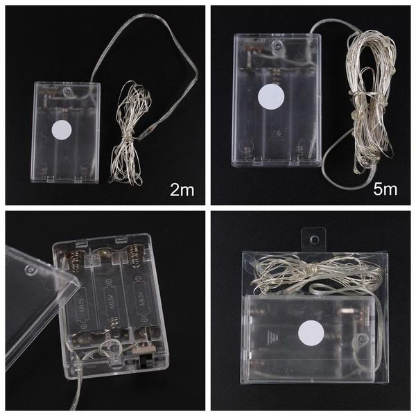 

fengreise 2 5m светодиодные медные проволоки строки света свадьба сказочный свет украшения aa аккумуляторный новогодний рождественский декор