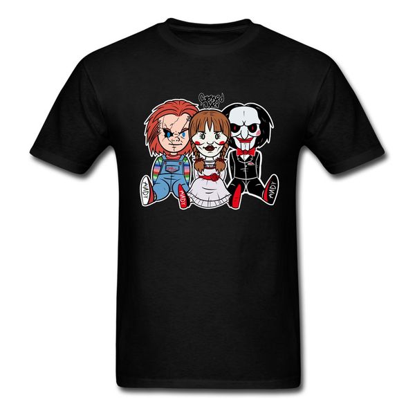 

geek футболка чаки annabelle головоломка футболка молодежной майка мода мужчина последний короткие рукава мужчина тройники спорт толстовка с