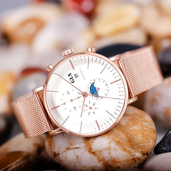 

watch fashion automatic men's hollow fully mechanical waterproof for male students 2021, Slivery;brown