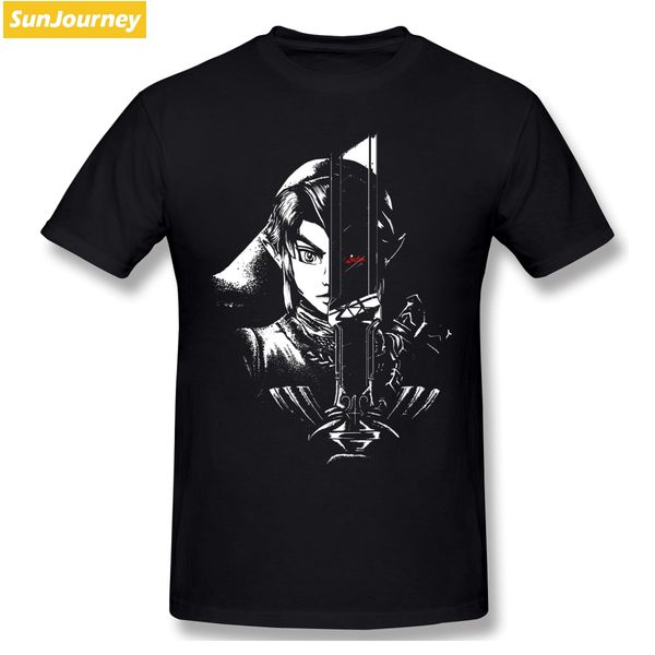 

a hero's dark reflection zelda men t shirt oversize cotton custom short sleeve mens t shirts sport hooded sweatshirt hoodie