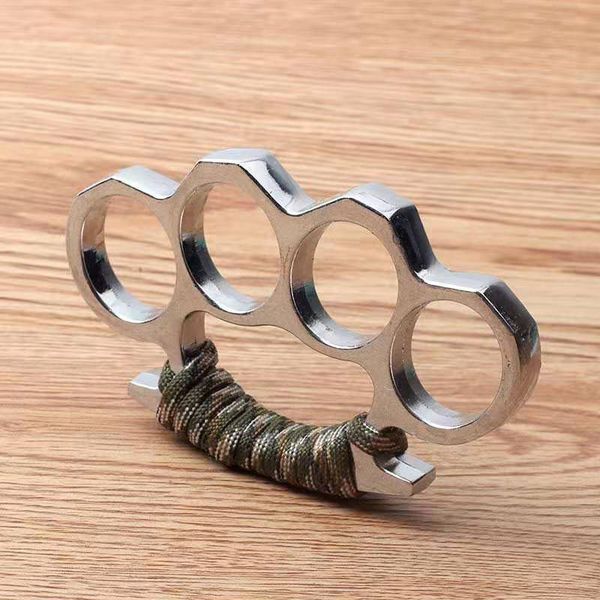 

20 alloy four-finger self-defense weapon fighting finger tiger hand support self-defense equipment iron fist outdoor broken window hidden