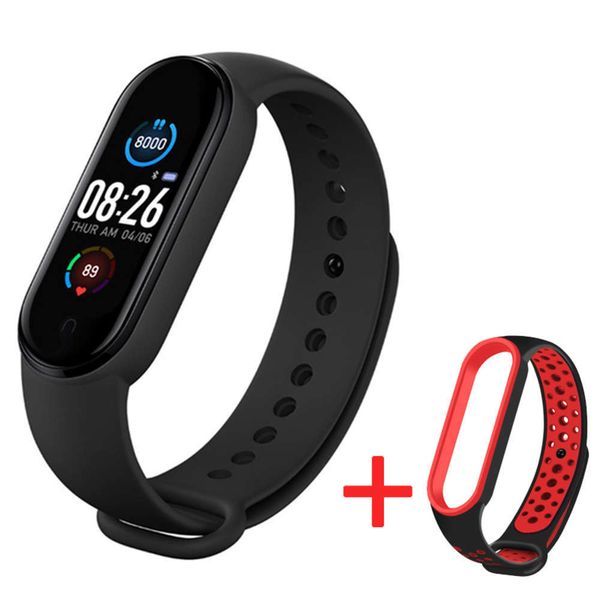 

2020 m5 trcker sport pedometer blood prsure smart watch wristband for men and
