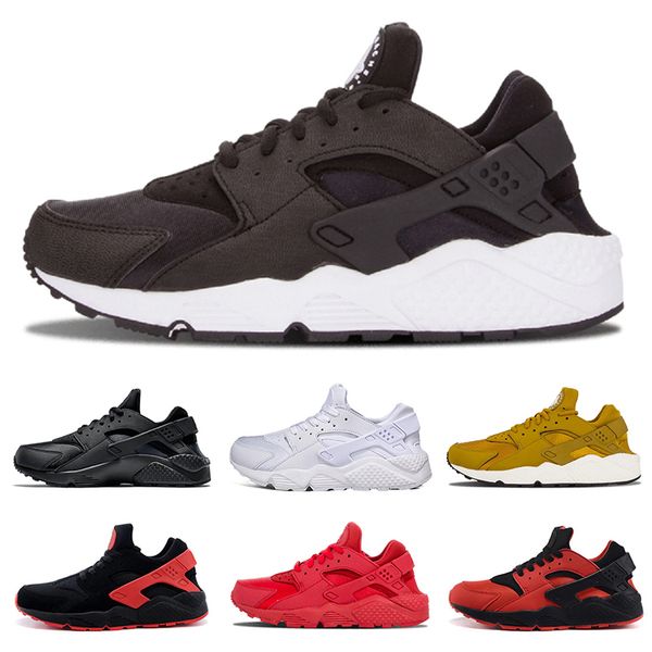 

huarache 1.0 classic gold triple red black white running shoes for men women breath huaraches trainer athletic sport sneakers us 5.5-11