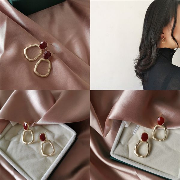 

ng9c red selling products arrival cz silver quality earrings gold plated earring new high most gold earring, Golden