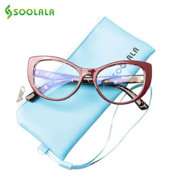 

soolala anti blue light cat eye reading glasses women floral printed presbyopic glasses reading +0.5 1.0 1.5 2.0 to 4.01, White;black