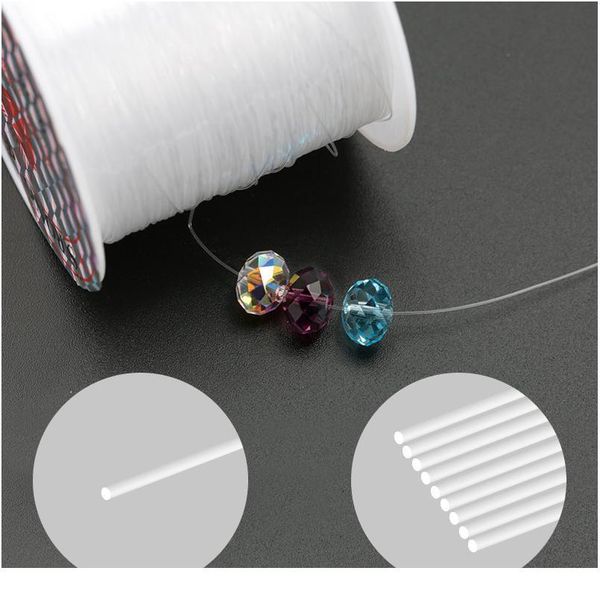 

0.25mm/0.m/0.35mm/0.4mm/0.45mm/0.5mm/0.6mm/0.7mm non-stretch nylon string beading thread fish line wire cord for jewelry d qylgfn