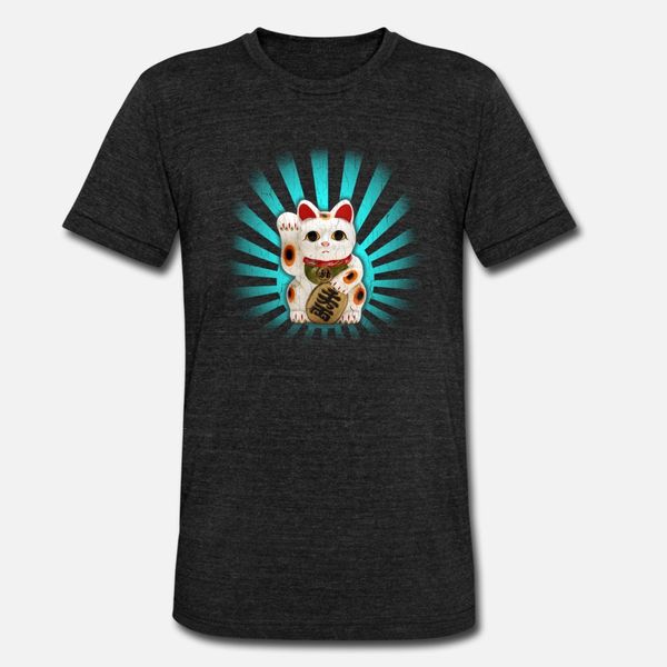 

maneki neko lucky cat (vintage distressed look) designers graphic t shirt funky unique tracksuit hoodie sweatshirt