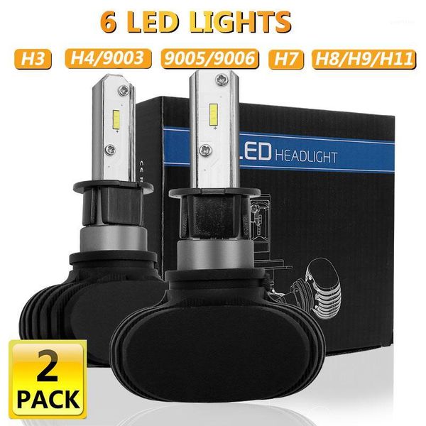 

2pcs h3 h4/9003/2/hi/lo 9005/9006 h7 h8/h9/h11 led fog light bulbs car running lights auto driving lamp 12v 24v 6000k white1