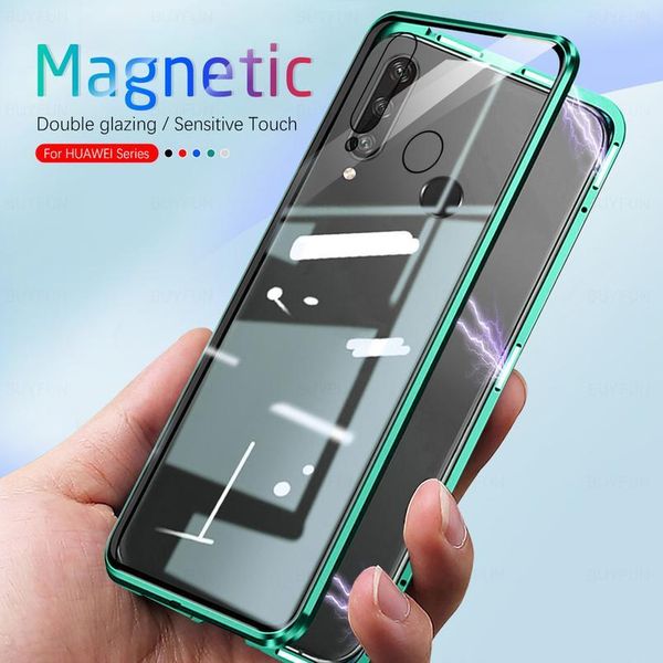 

360 full cover magnetic case for samsung galaxy a21s m31 a51 a71 a31 a11 a41 double sided tempered glass pho jllokw