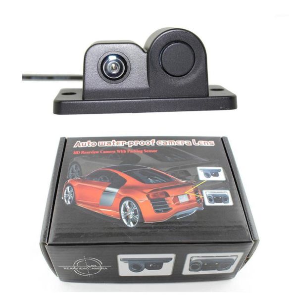 

new 170Â° viewing angle hd waterproof color cmos car rear view camera with parking sensor 720*480 pixels camera#bl21