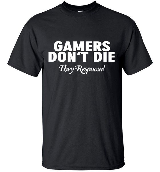 

mens gamers don't die fashion short sleeve harajuku casual retro male hipster leisure handsome hooded sweatshirt hoodie men t shirt