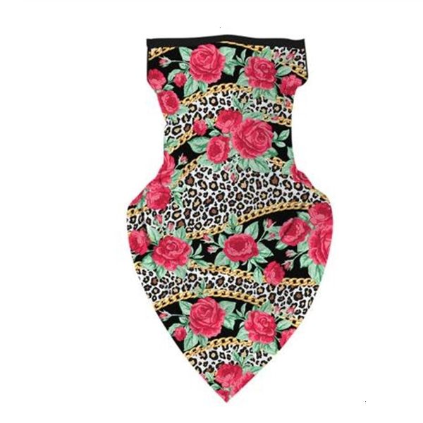 

40# outdoor bandana print masks seamless ear dustproof sports scarf neck tube face dust riding cycling 2 nx8cr, Black
