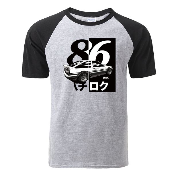 

new japanese drift anime initial d summer cool shortsleeves raglan fashion ae86 initial d hooded sweatshirt hoodie men t shirt