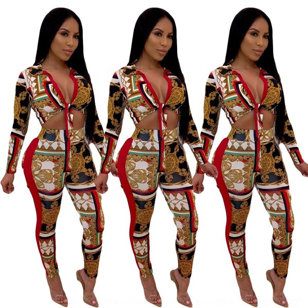 

e3fcl a81042019 осень костюм мода сексуальный женщин a81042019 осень печать цифровая цифровая печать женщин сексуальный костюм wkfwx, Gray