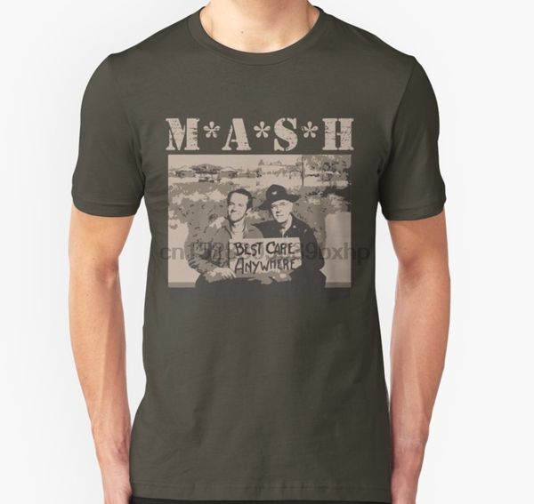 

men tshirt mash tv show 80s 1980s army 4077 distressed faded vintage t shirt women t-shirt tees sport hooded sweatshirt hoodie