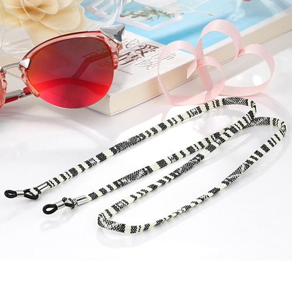 

70cm retro eyeglass sunglasses cotton neck string cord retainer strap eyewear lanyard holder with sile loop glasses chain h bbyfap