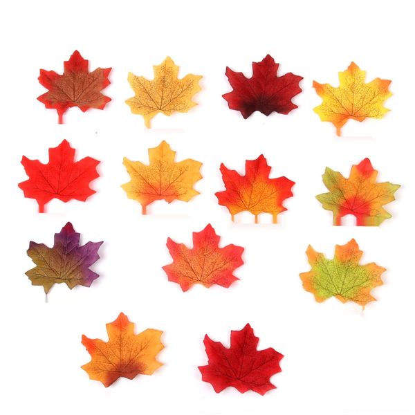 

6qvjj mixed color simulation 8cm simulated maple packaging o2w4h leaf propswedding dress propsp scene props for a long time wedding
