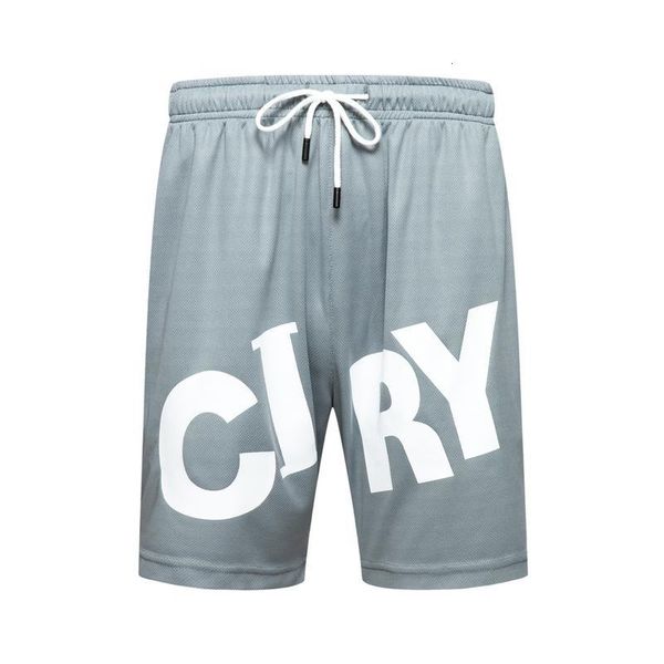 

2020 new summer clothing solid color letter printing mens lacing leisure sports loose men shorts knee length