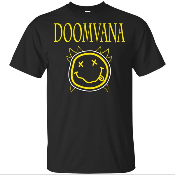 

doomvana cacodemon дум x n rvana black navy men летний молодежный стиль дизайнеры балахон повседневная одежда футболки толстовка