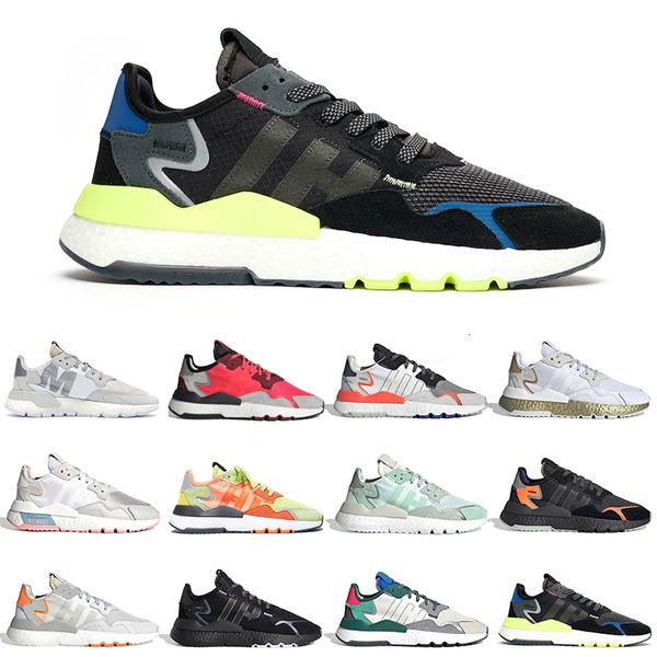 

ale nite jogger running shoes women men reflective triple black white orange volt beige mens trainers sports sneakers outdoor tennis, White;red