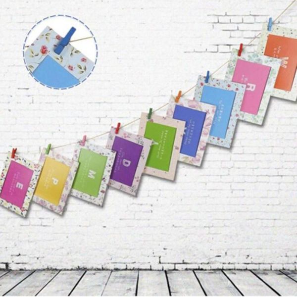 

frames wall decor diy hanging cartoon animals paper po frame for baby wedding1