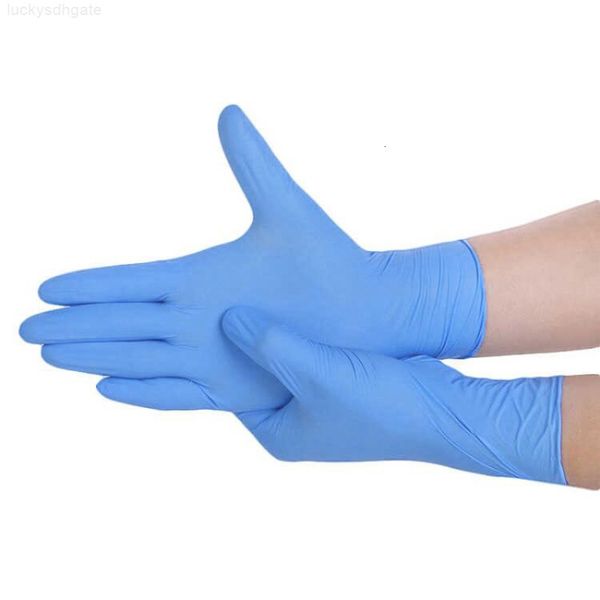 

for 50/100pcs disposable latex nitrile garden gloves home cleaning rubber drop ship 201201