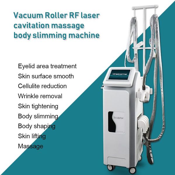 

ce approved vacuum roller cavitation slimming machine infrard laser skin tightening system n8 rf beauty equipment