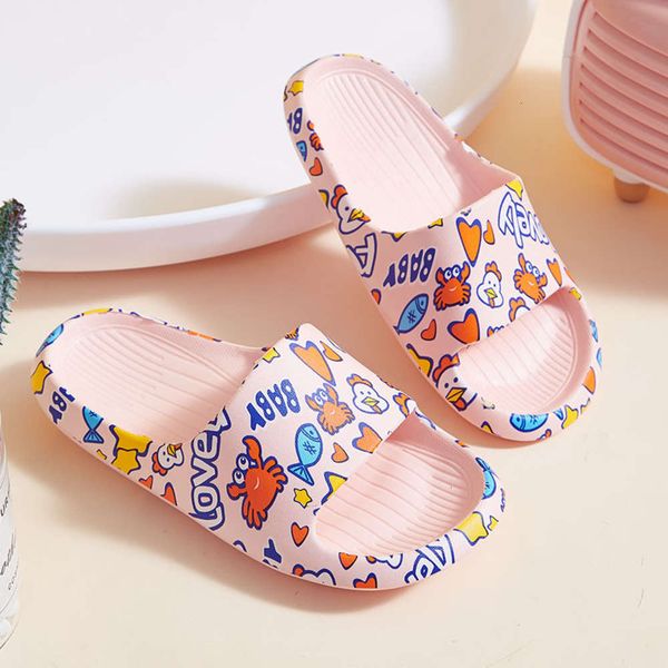 

indoor 2020 cool summer boys' slippers and babi' antiskid children's soft soled girls' household sho, Black;red