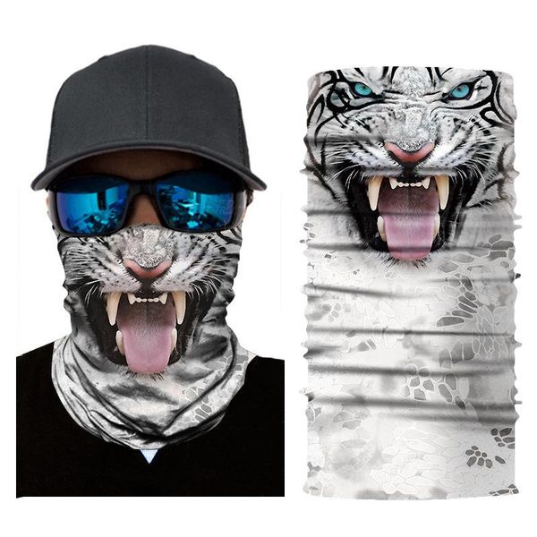 

scarves fashion elastic face mask outdoor sports riding fishing sunscreen windproof scarf printing comfortable headscarf men women, Blue;gray