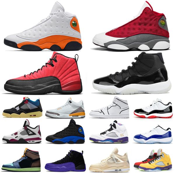 

outdoor basketball shoes 1s 3s 4s 5s sail 11s 12s 13s 25th anniversary dark concord blue flint starfish mens womens trainers sports sneakers