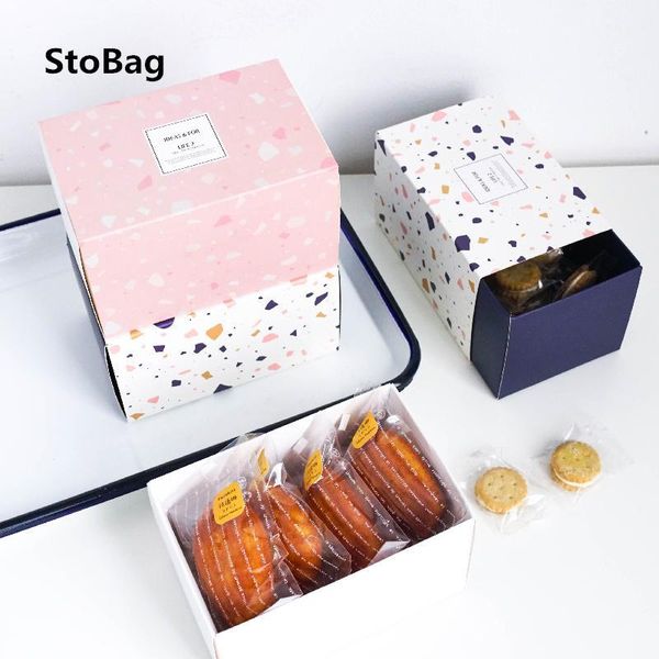 

stobag 6pcs drawer style paper box for wedding birthday diy handmade gift cookies chocolate cake boxes and packaging favor1