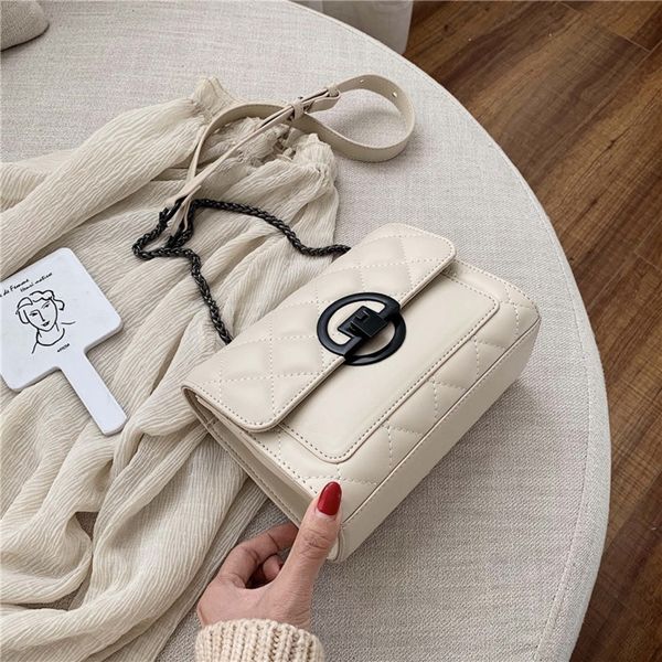 

7uktc women's 2020 new fashion autumn shoulder bag square versatile single bagwinter shoulder messenger small women's korean lingg