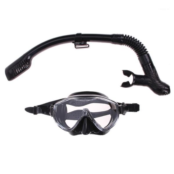 

diving masks silicone mask anti-fog goggles glasses snorkel breathing tube set swimming fishing pool equipment snorkeling masks1