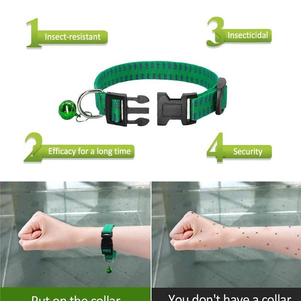 

safety dog cat outdoor anti flea mite tick collar neck strap adjustable nylon dogs collars effective insecticidal kil wmttsv