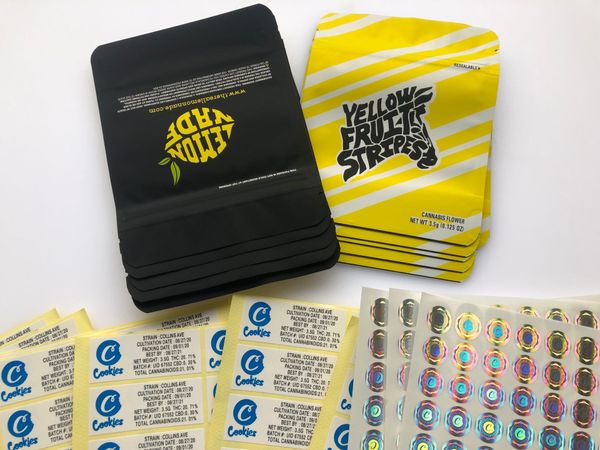 

голограмма stripes fruit black label и запах сумка medicated наклейка желтого местных сумки edibles майларовой proof ароматизаторы сумка bby