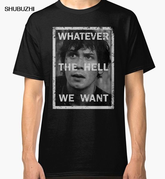

bellamy the 100 whatever hell we want men's black t shirts clothing cotton low price tee for teen boys sport hooded sweatshirt hoodie