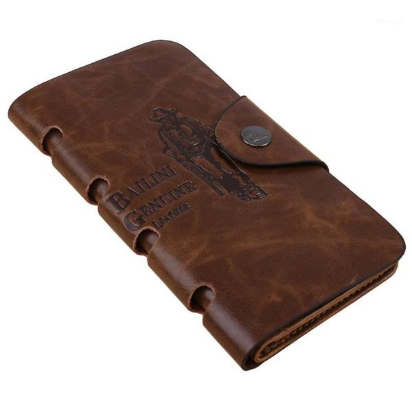 

men's in 2021 long print multi card position fashion man antique foreign trade wallet 1 wallets, Red;black