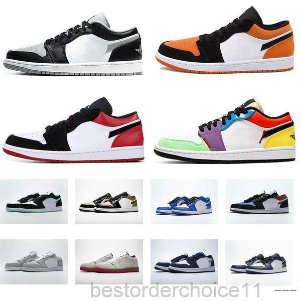 

mens 1 basketballs shoes low 1s womens blue moon red banned bred chicago black toe court purple game royal unc shadow sneakers gbb8