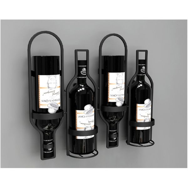 

7 bottles creative wine rack room decoration