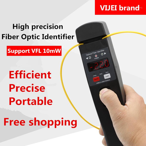 

vijei 1906/1906a fiber optic identifier live fiber optical identifier with built in 10mw visual fault locator 750-1700nm sm mm1