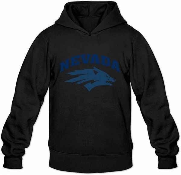 

nevada wolf pack logo logo long sleeve hoodie for j7sv#, Black