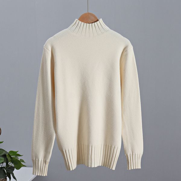 

2021 new winter solid women turtleneck sweater thick warm knitted pullovers elegant tight sweaters female jumper pull femme 6yzv, White;black