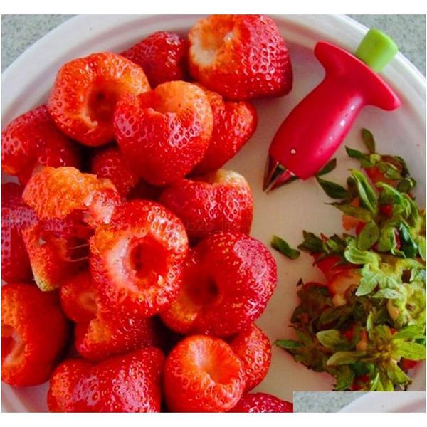 

strawberry corers stem huller leaf remover tomatoes stalks stem remover spillter digging fruit veg jllpwb lottery2010