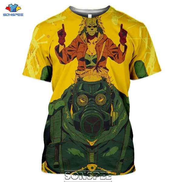 

new anime dorohedoro 3d print shirts hippie harajuku plus size men clothing
