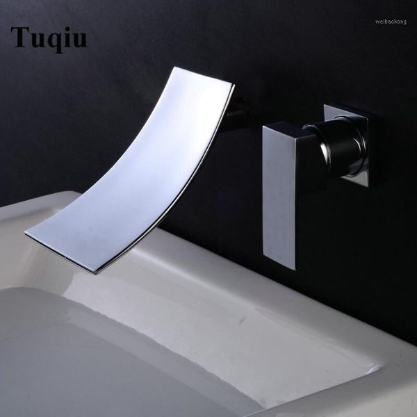 

bathroom sink faucets brass single lever chrome in-wall faucet basin mixer faucet1